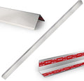 Stainless Steel Wall Corner Guards, 1 x 1 x 48 inches (10 Pcs Pack). Made of 304 Steel, These 90-Degree Angle Metal Corner Protectors are Designed for Wall Protection and Decoration
