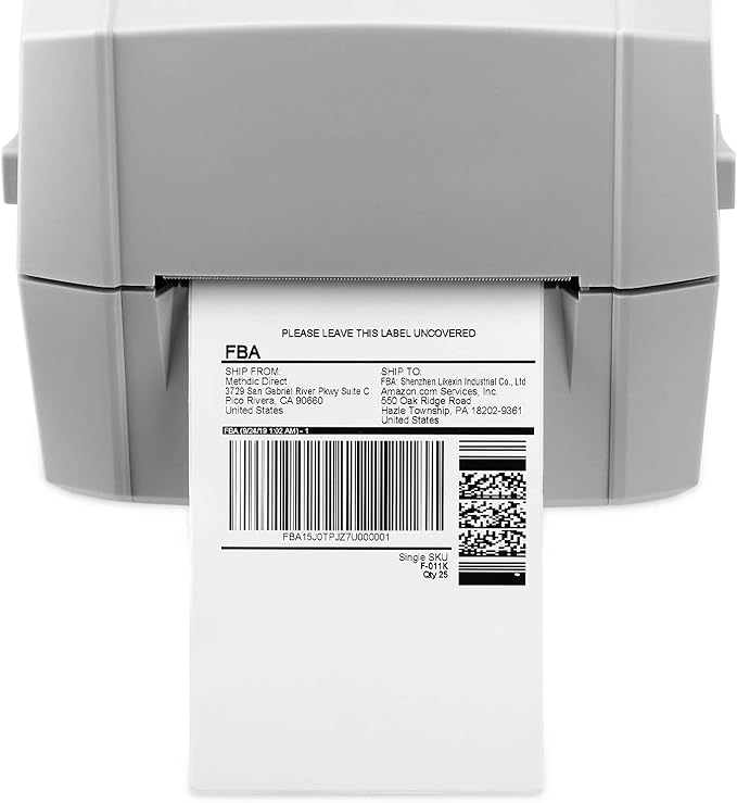 Methdic 4x6 Fold Thermal Direct Shipping Label for UPS USPS 1 Stack (1000 Labels)