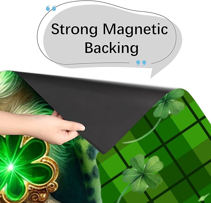 St Patrick Green Funny Gnome Dishwasher Magnet Cover Magnetic Dishwasher Decorative Cover Front Dishwasher Door Covers Reuseable Dishwasher Covers Decal for Kitchen Home Decorative