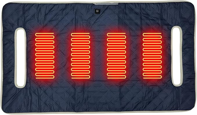 Heated Golf Cart Seat Covers - Cart Seats Cushion, Heavy Duty SeatBlanket Easy to Use Comfortable | Non-Slip Fast Heating Winter Comfort for Keeps Warm Clean Outdoor Car Club Chair Office Men Women