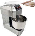 Commercial Dough Mixer 50QT, 2200W 110V Dual Speed Dual Action, Stainless Steel Spiral Stand Mixer for Pizza Dough, Bakeries, Restaurants & Schools