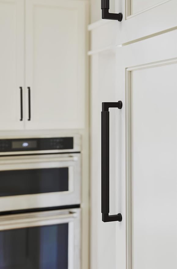 Amerock Ballard 7-9/16 inch (192mm) Center-to-Center Oil-Rubbed Bronze Cabinet Pull, BP37646ORB