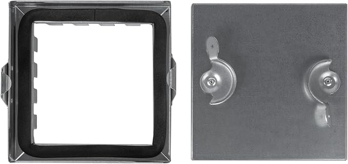 Repa Market 6 x 6 Inch Galvanized Steel Duct Access Door – Airtight Insulated Crawl Space Access Doors - Inspection HVAC Panel with Hinged 2 Clasp Lock Door – Door Access for Ventilation Cleanout