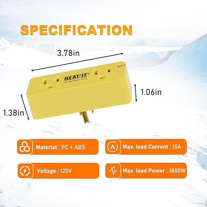 HEATIT ET-24 Freeze Thermostatically Controlled Outlet