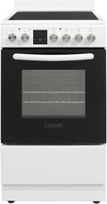 Equator ECR 204 20" Electric Range in WHITE – 4 Ceramic Burners, Convection Oven & Air Fry Function, Compact Freestanding Electric Stove for Apartments, Condos & Tiny Kitchens