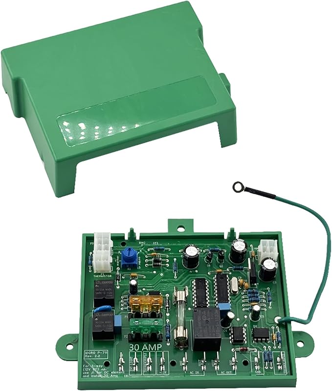 Micro P-711 Refrigerator Control Circuit Board Replacement for 2-Way and 3-Way Models Improved Functionality Replace RV Black Box Part Electronics Main Power Control Board
