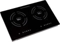 TI-2B 23 inch Built-In Dual Burner Induction Glass-Ceramic Cooktop, 1750W, UL858 Certified