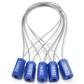 Tamper Proof Security Cable Tags for Truck Trailer Pull-Tite Metal Shipping Seals Numbered Padlock Seals for Container(Pack of 2000 pcs, Blue)