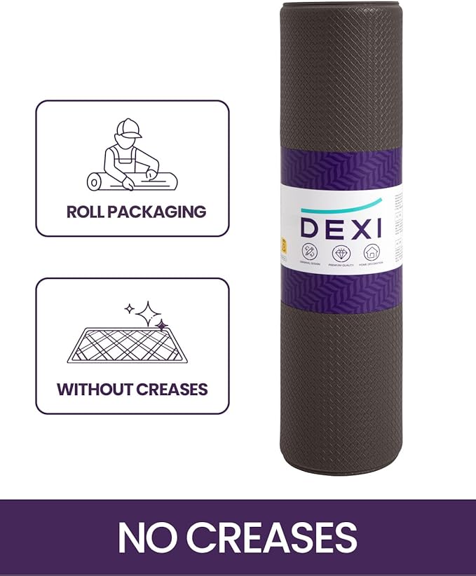 DEXI Kitchen Floor Mats Cushioned Anti Fatigue, 23x94, Large Long Standing Runner Rug Waterproof, Comfort Memory Foam Padded for Front Sink Laundry, Brown