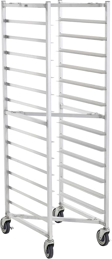 Commercial Fully Welded Nesting 12-Tier Aluminum End Load NSF Bakery Sheet/Bun Pan Rack (28W-124)