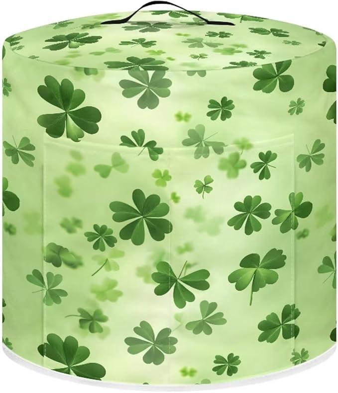 Pressure Cooker Cover,Green Leaf Leave Kitchen Appliance Dust Cover, Rice Cooker Protective Cover with Pocket, Suitable for Air Fryer Cover, Toaster Cover, Oven Cover