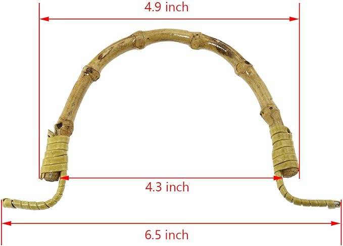 Bamboo Teapot Handle for Ceramic and Pottery Tea Pots and Unique Purses