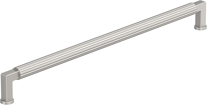 Amerock Ballard 12-5/8 inch (320mm) Center-to-Center Satin Nickel Cabinet Pull, BP37649G10