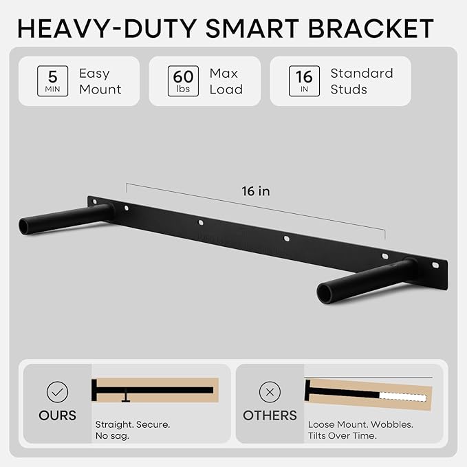 Homeforia 30 inch Natural Floating Shelf, High End Solid Real Wood 30inch Small Floating Shelves for Wall Mounted, Natural Wooden Floating Shelves, Heavy Duty Bracket, 30 X 6.5 X 1.75 in, Set of 2