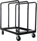 Steel Panel Truck,1500 LBS Panel Dollies Cart,Heavy Duty Drywall Sheet Cart for Lumber Furniture Warehouse Garage,with 4 Braking Casters