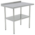 Pearington NSF Certified Stainless Steel Kitchen Prep and Work Table, Commercial Work Table for Restaurant and Home, 36" x 24", Stainless Steel