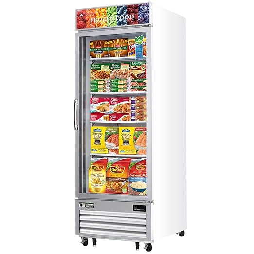EMGF23 Reach-in Merchandising Freezer 1 Glass Door, 115v, NSF - 23 cu. ft.