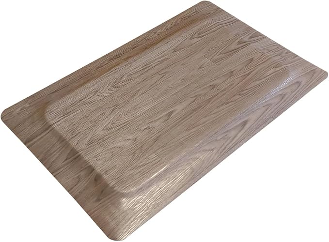Rhino Mats, Softwoods Anti Fatigue Floor Mat, Commercial Grade Kitchen Mat, Standing Desk Mat, Office, Garage or Anywhere, Standing Comfort. (Driftwood, 2' x 3' x 7/8")