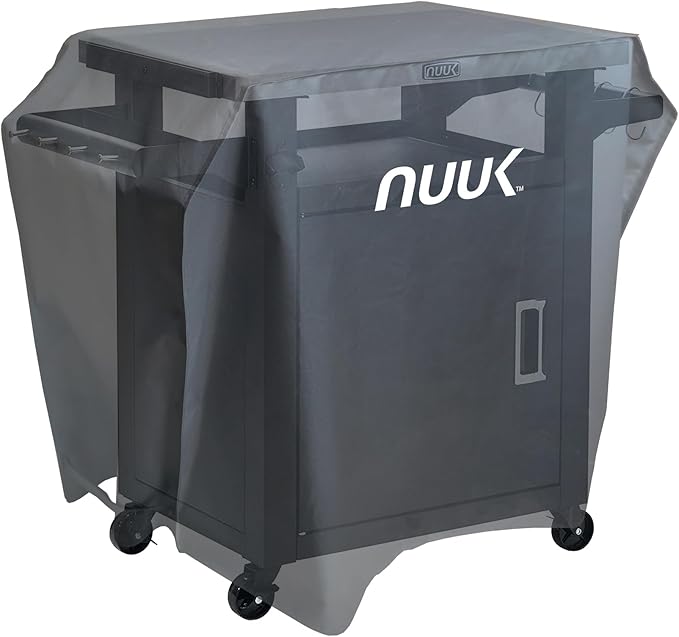 NUUK 20" x 30" Waterproof Outdoor Cooking Station Cover, Heavy Duty UV Resistant BBQ Grill Table Cover for Pizza Oven Cart and Kitchen Prep Island