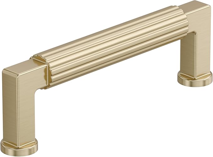 Amerock Ballard 3-3/4 inch (96mm) Center-to-Center Golden Champagne Cabinet Pull, BP37643BBZ