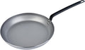 Restaurantware Met Lux 14 Inch Fry Pans, 6 No-Stick Frying Pans - Induction-Ready, Triple-Riveted, Silver Carbon Steel Cooking Skillets, Durable, For Searing, Sauteing, And Browning Food