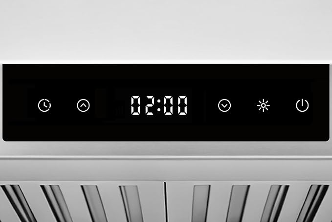 Hauslane - Chef Series Range Hood 36" WM-538 Wall Mount Range Hood - European Style Stainless Steel Stove Ventilation - 3 Speed, Touch Control, LED Lamps, Baffle Filters - Vented or Ductless