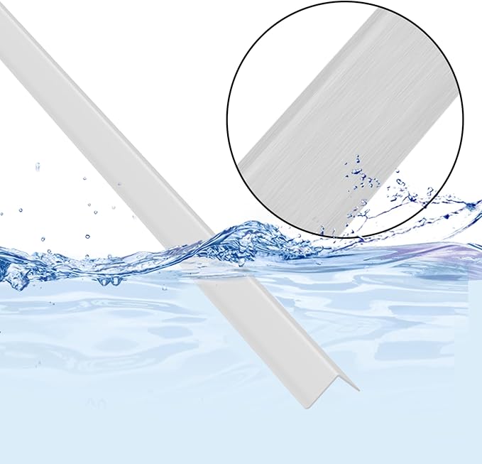 10pcs 48"L*1.42"W Aluminum Self-Adhesive Wall Corner Protectors, Wall Furniture Bumper, Safety Baby Proofing Corner Cushion Table Edge, Wide Coverage and Easy to Install - Silver