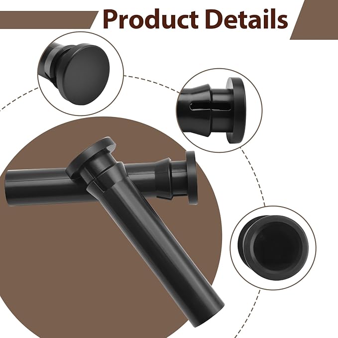 Wheelie Trash Can Bin Lid Hinge Pins Compatible with Rehrig Sierra Huskylite 95 Gallon（2 Pack）