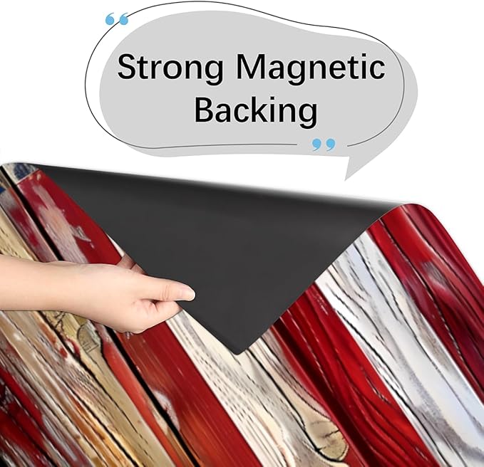 Dishwasher Magnet Cover Old Wooden American Flag Reusable Dishwasher Magnetic Cover Sticker Decorative Dish Washer Door Cover Panel for Home Kitcen Appliance