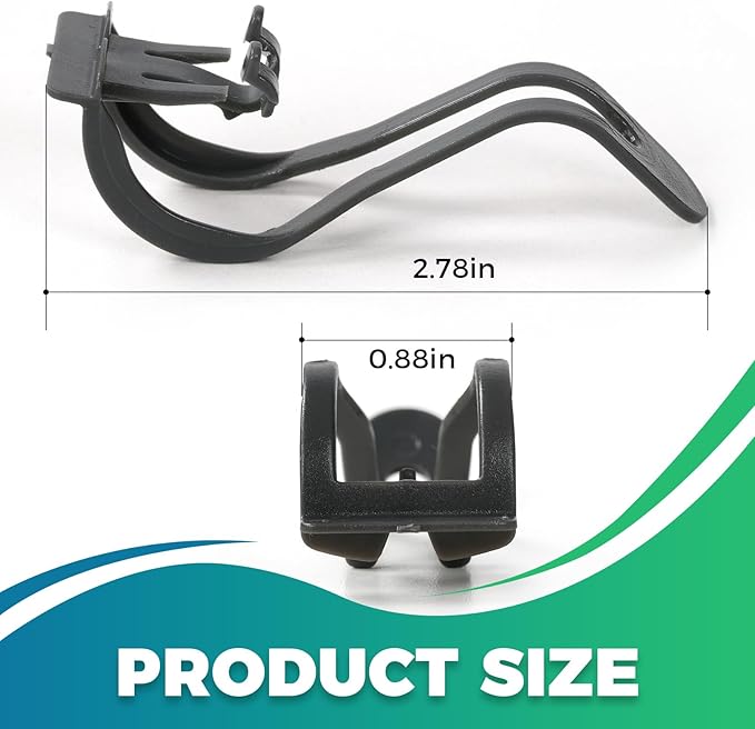 Dishwasher Dishrack No-Flip Clip 10001629 Compatible with Bosch Dishwashers, Replacement for 00613052 1560080 613052, Prevents Rack Tipping – 3 Pack