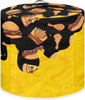 8 Quart Pressure Cooker Small Appliance Covers, Washable Dust Cover for Air Fryer Rice Cooker Kitchen Appliance Accessories with Storage Pockets, Pizza and Burger Print