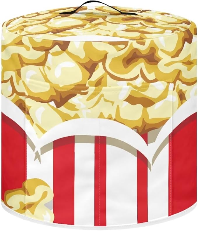 Dust Cover for 6 Quart Pressure Cooker Air Fryer Small Appliance Covers, Easy to Clean Pressure Cooker and Air Fryer Cover with Pocket for Kitchen Decor, Popcorn