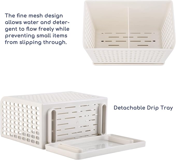 Donxote Chopstick & Straw Dishwasher Basket – Small Utensil Holder for Easy Washing, Drying, and Storage – Dishwasher-Safe Basket for Chopsticks, Straws, and Small Items