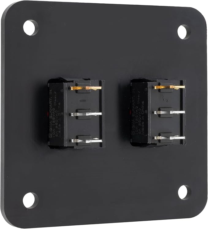 RecPro RV Toggle Switch | Tank System Control Panel | Gang Kit System | Heating Pad Switch | Heater Panel (3 Toggles)