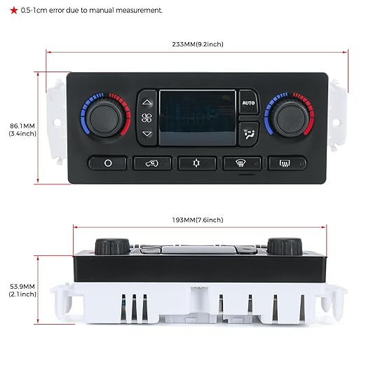 599-009 A/C Heater Climate Control Panel Module Switch for Cadillac Escalade ESV EXT 2003-2006 for Hummer H2 2003-2007 for Chevy Avalanche Silverado Tahoe 2003-2007 for GMC Sierra Yukon 2003-2007