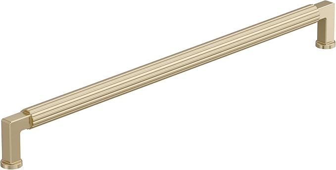 Amerock Ballard 12-5/8 inch (320mm) Center-to-Center Golden Champagne Cabinet Pull, BP37649BBZ