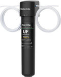 Waterdrop 15UC-UF 0.01μm Inline Water Filter for Refrigerator, 19K Gallons, In Line Water Filter for Icemaker, Idea for Ice Maker, RV, Refrigerator, 1/4 inch Direct Connect, NSF/ANSI 42 Certified