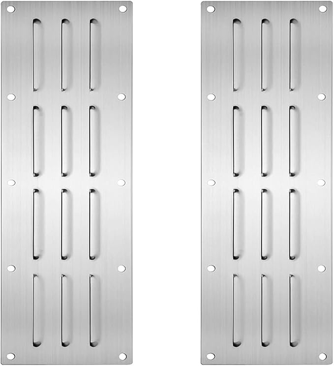 2 Rustless Ventilation Canopies Tall Efficiency Grilles Low Maintenance for Kitchen Bathroom Oxidation Immune Fretwork