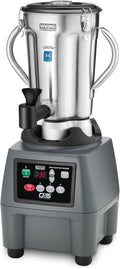 Waring 1-Gallon Blender, 3.75 HP, Timer, Stainless Steel Jar with Spigot & Handles, Commercial for Smoothies, Soups & Sauces – CB15TSF