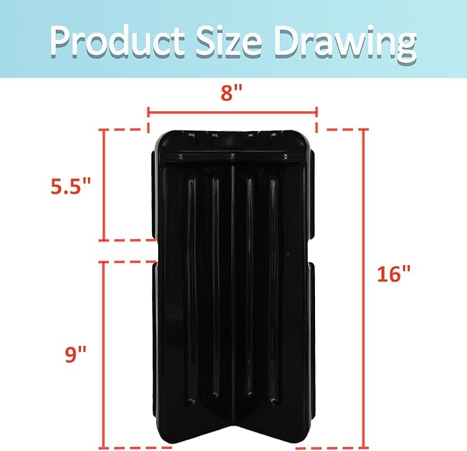 XIALUO Dock Corner Bumper Fender Inflatable Dock Protection White/Black 8"x16" Protect Docks and Ships from Damage Caused collisions