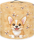 Cute Corgi Pressure Cooker Cover Instant Pot Accessories Instant Pot Kitchen Appliance Dust Cover with Pockets for Rice Cooker Air Fryer Slow Cooker Dust Covers for Kitchen Size M