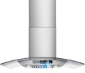 30 inch Range Hood Wall Mount, 1200 CFM with 4-Speed Gesture Sensing & Touch Control, Stainless Steel Ducted Kitchen Stove Vent Hoods with 2 LED Lights, Time Setting, Dishwasher-Safe Baffle Filters