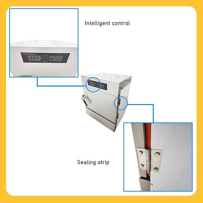 220V Commercial Intelligent Electric Steaming Cabinet 4 Tray Rice Steaming Box 6KW 201 Stainless Steel