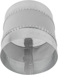 Repa Market 6" Inch Flexible Vibration And Noise Reducing Coupler - Female Fit Duct Connector – Galvanized Steel Coupling for Joining Two Male Duct Fittings – HVAC Ventilation Inline Joint