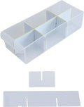 (64-Pack) Small Drawer Configurable Dividers compatible with Craftsman, ArtBin Craft Storage Cabinets, (64 Width + 12 Length Dividers), (Dividers Only)