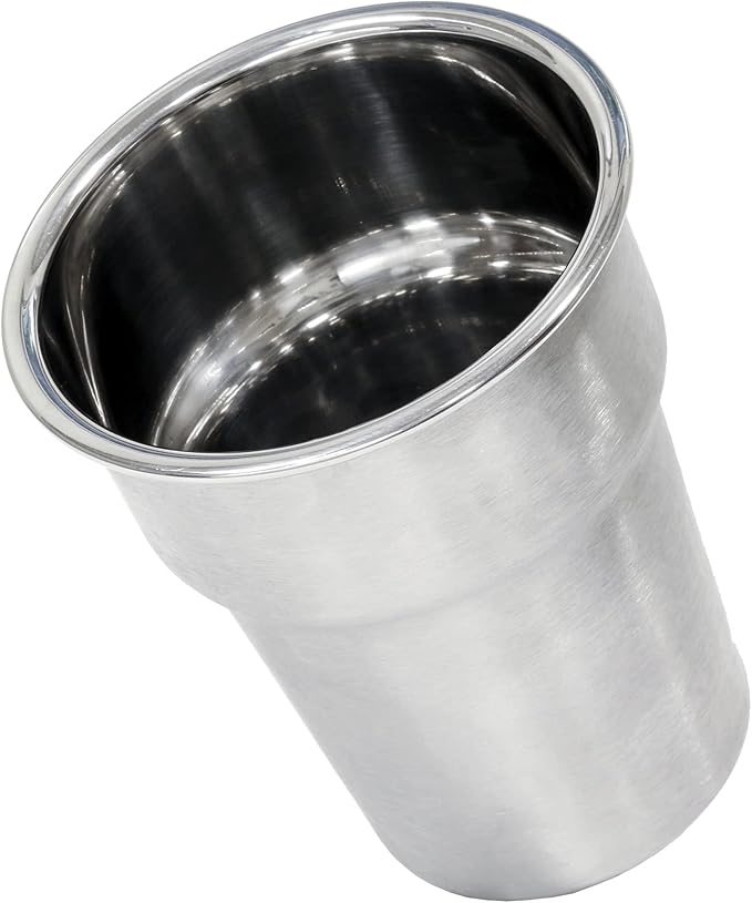 Tigress Large Stainless Steel Cup Insert, Boat Cup Holder Designed to fit Both 20oz & 30oz Tumblers, Marine Grade Steel