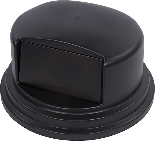 SPARTA Bronco Waste Container Trash Can Lid for Disposal, 44 To 55 Gallons, Black