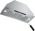 Range Hood Insert 36 inch,Built-in Kitchen Hood with 900 CFM, Ducted/Ductless Convertible Kitchen Vent Hood,Stainless Steel Stove Hood with 4 Speed Gesture Sensing&Touch Control Panel