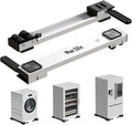 Appliance Rollers Heavy Duty,Newest Extendable Appliance Sliders,Liftable Washing Machine Base,Easily Move Washer and Dryer Machines,Refrigerators,Furniture-White