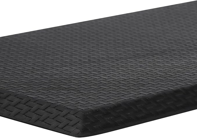 QSY Kitchen Anti Fatigue Floor Mats,Comfort Cushioned Standing Rugs,Waterproof，Non-Slip Memory Foam Kitchen Mats for Floor，39x20x0.75 Inch